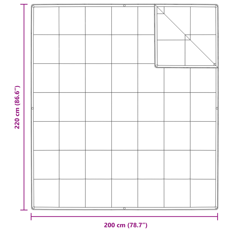 Casa si Gradina - Textile si covoare - Pături și cuverturi - Pături - Paturi si Duvete Alb 200 x 220 cm Jos - Infinity.ro