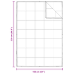 Casa si Gradina - Textile si covoare - Pături și cuverturi - Pături - Paturi si Duvete Alb 155 x 220 cm Jos - Infinity.ro