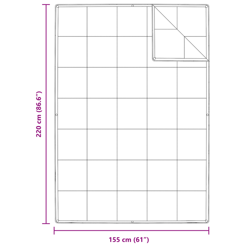 Casa si Gradina - Textile si covoare - Pături și cuverturi - Pături - Paturi si Duvete Alb 155 x 220 cm Jos - Infinity.ro