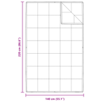 Casa si Gradina - Textile si covoare - Pături și cuverturi - Pături - Paturi si Duvete Alb 140 x 220 cm Jos - Infinity.ro