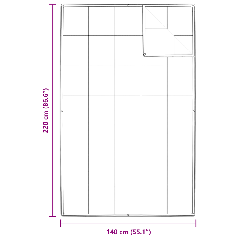 Casa si Gradina - Textile si covoare - Pături și cuverturi - Pături - Paturi si Duvete Alb 140 x 220 cm Jos - Infinity.ro