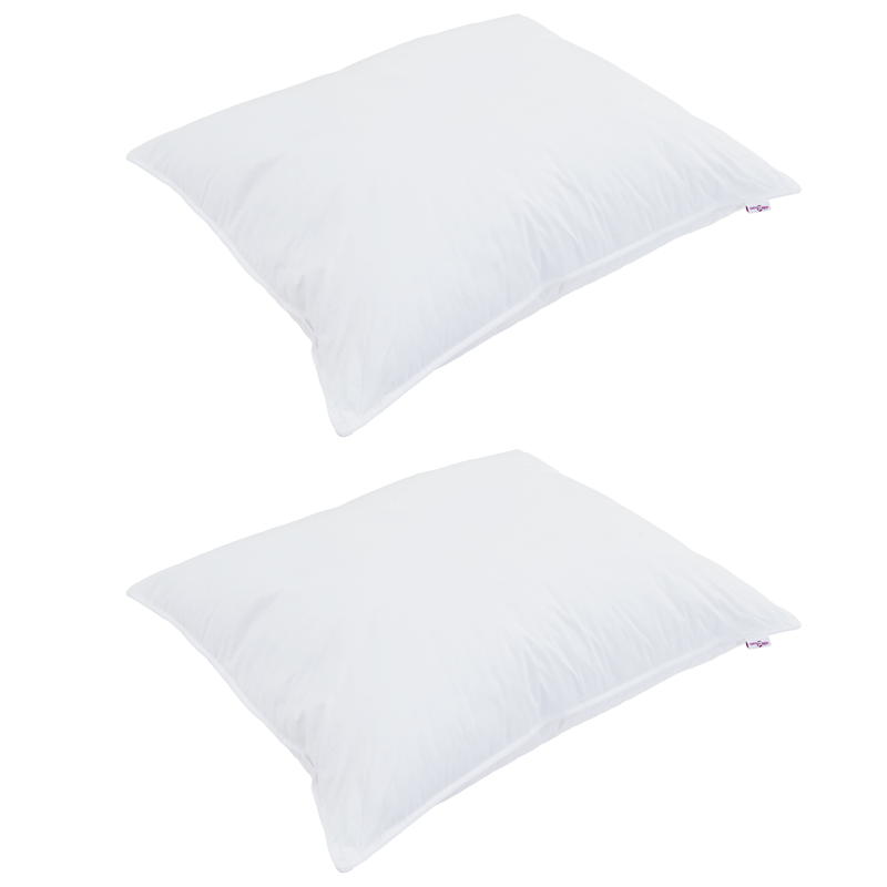 Casa si Gradina - Textile si covoare - Perne si pilote - Perne - Perne 2 pcs Alb 60 x 80 cm 130gsm 100% bumbac - Infinity.ro