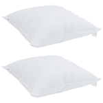 Casa si Gradina - Textile si covoare - Perne si pilote - Perne - Perne 2 pcs Alb 60 x 60 cm 130gsm 100% bumbac - Infinity.ro