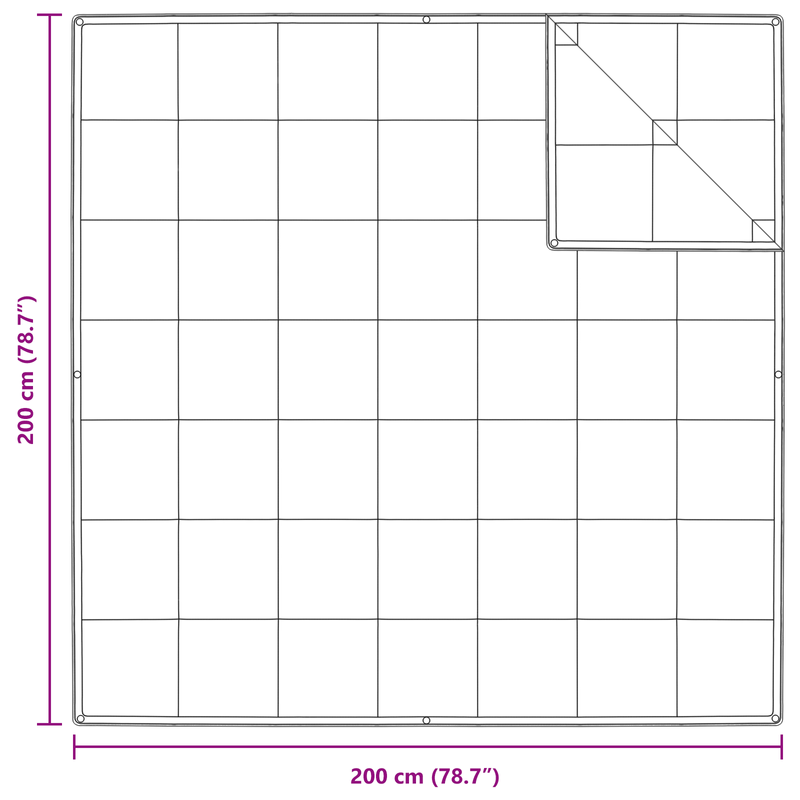 Casa si Gradina - Textile si covoare - Pături și cuverturi - Pături - Paturi si Duvete Alb 200 x 200 cm Jos - Infinity.ro