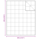 Casa si Gradina - Textile si covoare - Pături și cuverturi - Pături - Paturi si Duvete Alb 240 x 200 cm Jos - Infinity.ro