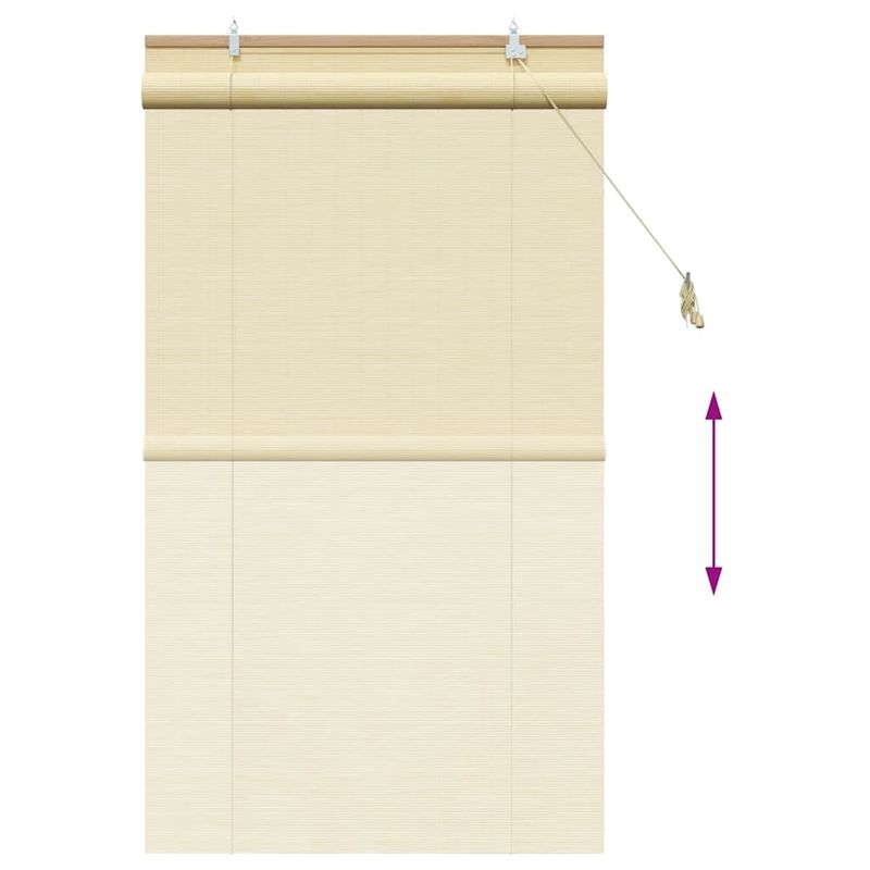 Casa si Gradina - Textile si covoare - Rulouri si jaluzele - Jaluzele si Rulouri pentru Fereastra natural 90 x 160 cm Bambus - Infinity.ro