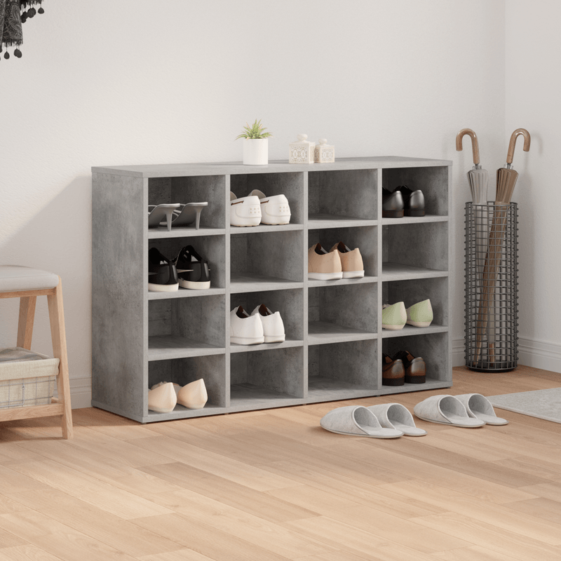 Casa si Gradina - Mobilier - Dulapuri si sifoniere - Dulapuri - Dulap pentru pantofi cu raft Gri Betonal 52.5 x 30 x 50 cm - Infinity.ro
