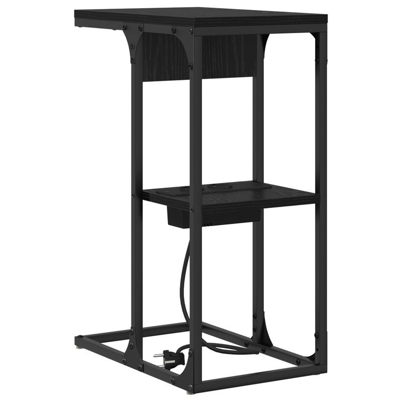 Casa si Gradina - Mobilier - Comode si corpuri - Noptiere - Noptiera Stejar negru 41.5 x 26 x 60.5 cm Lemn compozit - Infinity.ro