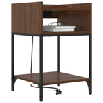 Casa si Gradina - Mobilier - Comode si corpuri - Noptiere - Noptiere 2 pcs Stejar brun 40 x 40 x 61 cm Lemn compozit - Infinity.ro