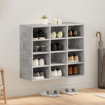 Casa si Gradina - Mobilier - Dulapuri si sifoniere - Dulapuri - Dulap pentru pantofi cu raft Gri Betonal 52.5 x 30 x 50 cm - Infinity.ro