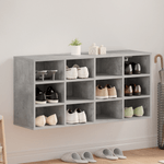 Casa si Gradina - Mobilier - Dulapuri si sifoniere - Dulapuri - Dulap pentru pantofi cu raft Gri Betonal 52.5 x 30 x 50 cm - Infinity.ro