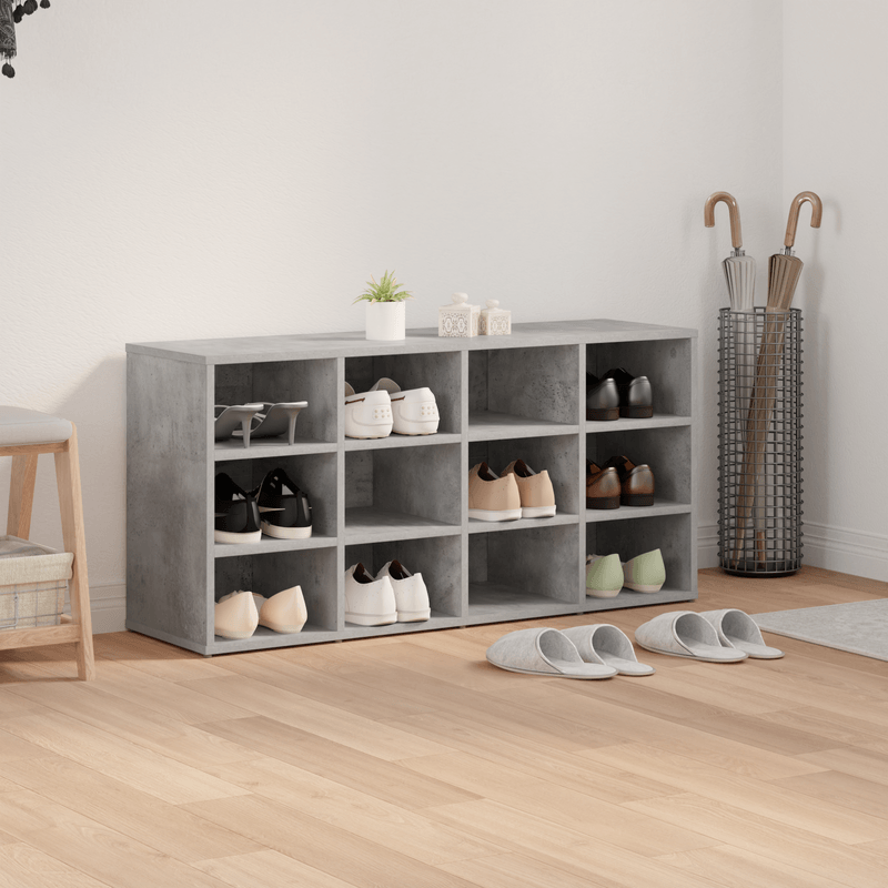 Casa si Gradina - Mobilier - Dulapuri si sifoniere - Dulapuri - Dulap pentru pantofi cu raft Gri Betonal 52.5 x 30 x 50 cm - Infinity.ro