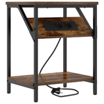 Casa si Gradina - Mobilier - Comode si corpuri - Noptiere - Noptiere 2 pcs Stejar afumat 38 x 30 x 48 cm Lemn compozit - Infinity.ro