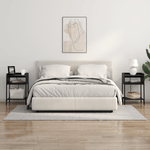 Casa si Gradina - Mobilier - Comode si corpuri - Noptiere - Noptiere 2 pcs Stejar negru 40 x 40 x 61 cm Lemn compozit - Infinity.ro