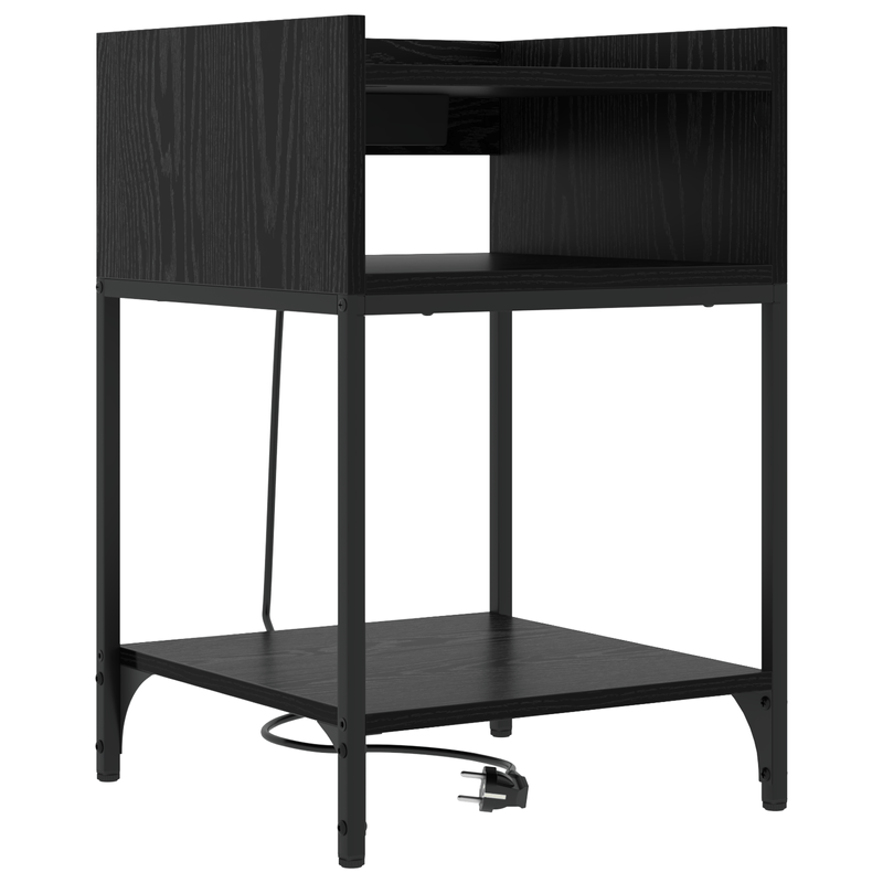 Casa si Gradina - Mobilier - Comode si corpuri - Noptiere - Noptiere 2 pcs Stejar negru 40 x 40 x 61 cm Lemn compozit - Infinity.ro