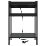 Casa si Gradina - Mobilier - Comode si corpuri - Noptiere - Noptiere 2 pcs Stejar negru 40 x 40 x 61 cm Lemn compozit - Infinity.ro