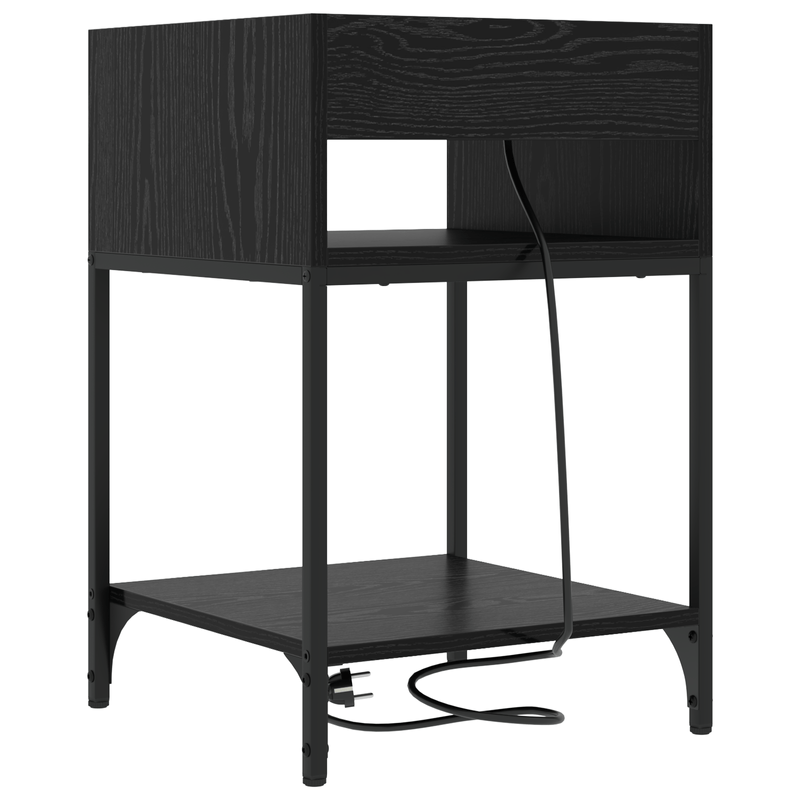 Casa si Gradina - Mobilier - Comode si corpuri - Noptiere - Noptiere 2 pcs Stejar negru 40 x 40 x 61 cm Lemn compozit - Infinity.ro