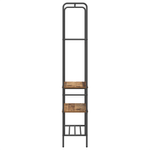 Casa si Gradina - Mobilier - Organizare si depozitare - Cuiere - Suport pentru haine cu rafturi Lemn vechi 60 x 30 x 171 cm - Infinity.ro