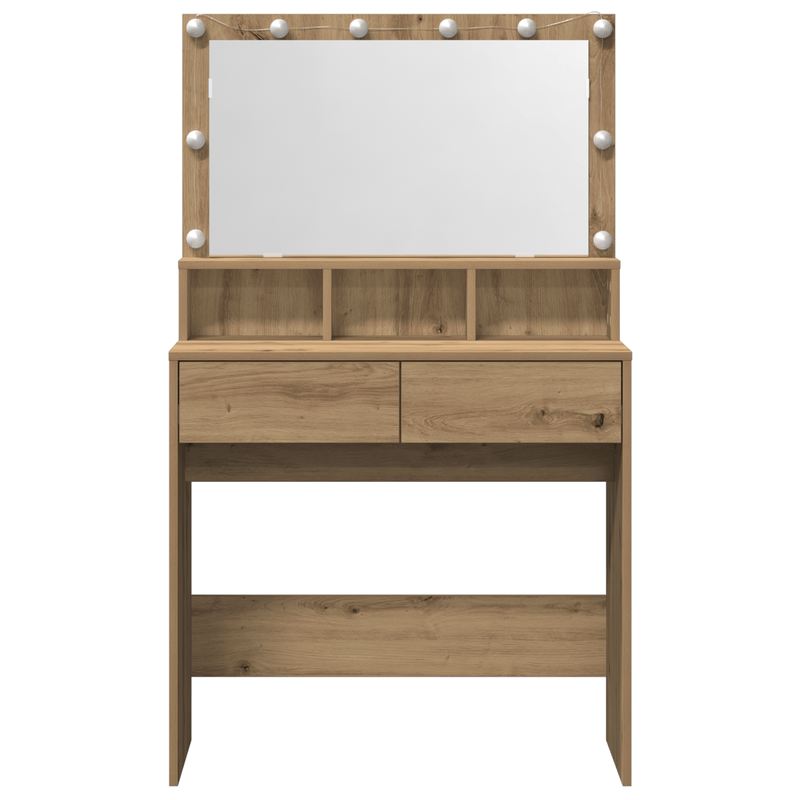 Casa si Gradina - Mobilier - Comode si corpuri - Masute de toaleta - Masa de Machiaj stejar artizanal PAL - Infinity.ro