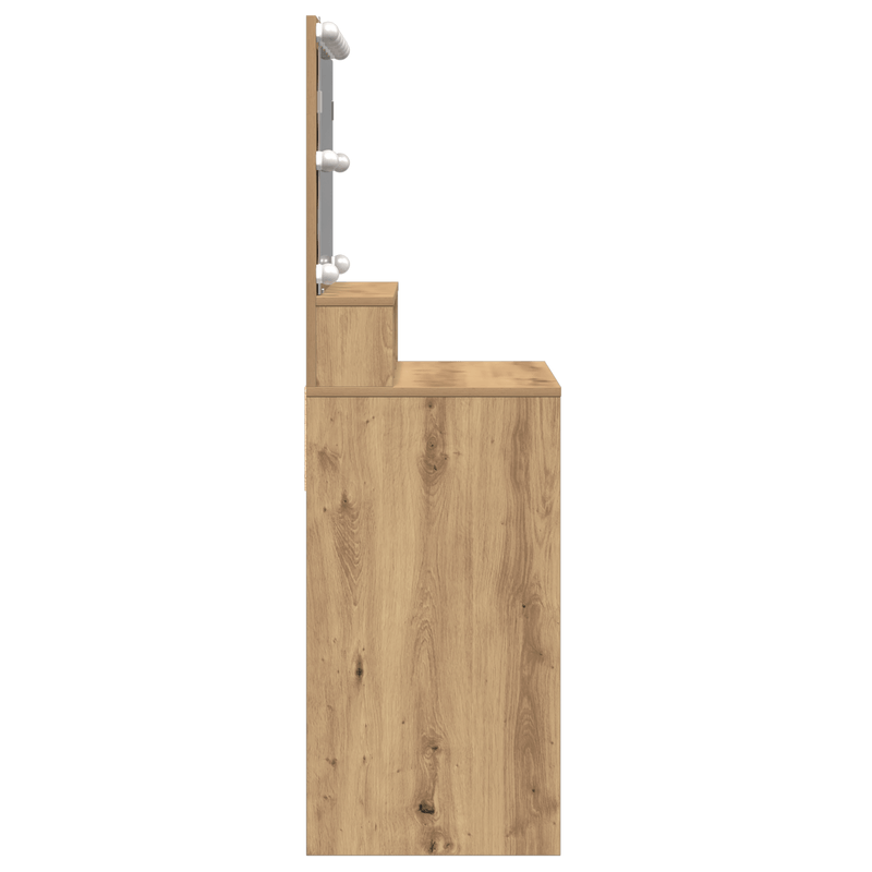 Casa si Gradina - Mobilier - Comode si corpuri - Masute de toaleta - Masa de Machiaj stejar artizanal PAL - Infinity.ro