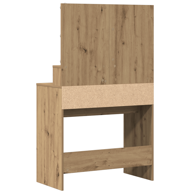 Casa si Gradina - Mobilier - Comode si corpuri - Masute de toaleta - Masa de Machiaj stejar artizanal PAL - Infinity.ro
