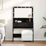 Casa si Gradina - Mobilier - Comode si corpuri - Masute de toaleta - Masa de Machiaj Stejar negru PAL - Infinity.ro