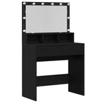 Casa si Gradina - Mobilier - Comode si corpuri - Masute de toaleta - Masa de Machiaj Stejar negru PAL - Infinity.ro