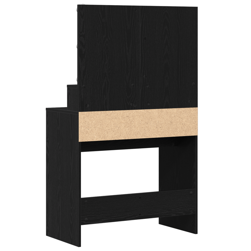 Casa si Gradina - Mobilier - Comode si corpuri - Masute de toaleta - Masa de Machiaj Stejar negru PAL - Infinity.ro