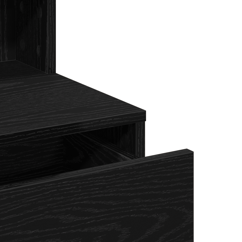 Casa si Gradina - Mobilier - Comode si corpuri - Masute de toaleta - Masa de Machiaj Stejar negru PAL - Infinity.ro