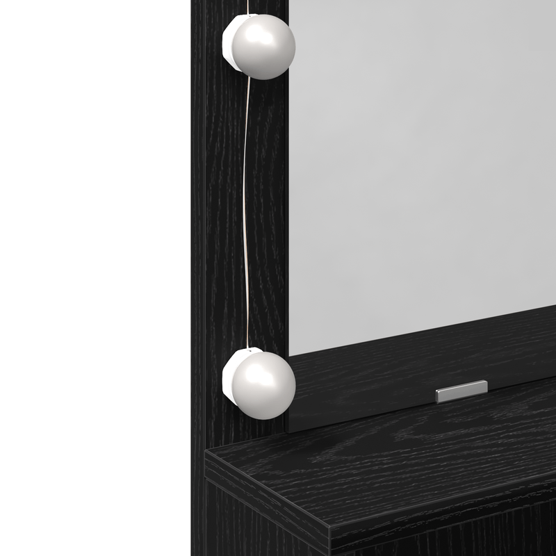 Casa si Gradina - Mobilier - Comode si corpuri - Masute de toaleta - Masa de Machiaj Stejar negru PAL - Infinity.ro