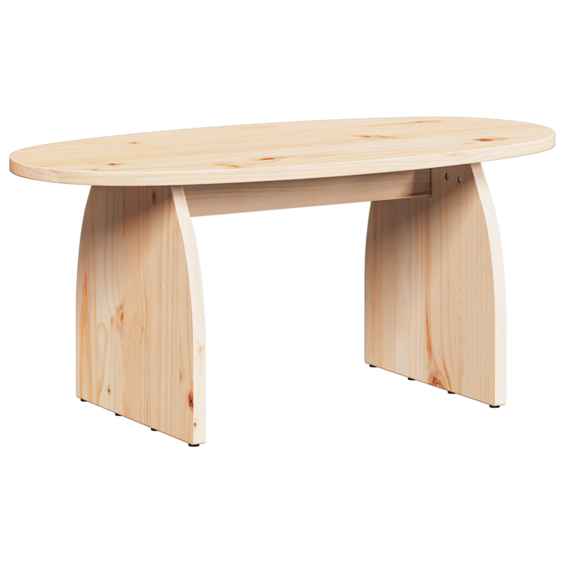 Casa si Gradina - Mobilier - Mese si birouri - Masute de cafea - Masa de cafea Natural 80 x 40 x 35 cm Lemn de brad solid - Infinity.ro