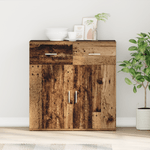 Casa si Gradina - Mobilier - Comode si corpuri - Comode - Bufet cu sertar cu raft cu depozitare cu usa Lemn vechi 79 x 38 x 80 cm Lemn compozit - Infinity.ro