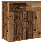 Casa si Gradina - Mobilier - Comode si corpuri - Comode - Bufet cu sertar cu raft cu depozitare cu usa Lemn vechi 79 x 38 x 80 cm Lemn compozit - Infinity.ro
