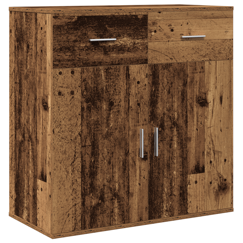 Casa si Gradina - Mobilier - Comode si corpuri - Comode - Bufet cu sertar cu raft cu depozitare cu usa Lemn vechi 79 x 38 x 80 cm Lemn compozit - Infinity.ro