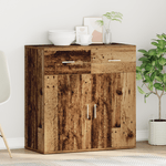 Casa si Gradina - Mobilier - Comode si corpuri - Comode - Bufet cu sertar cu raft cu depozitare cu usa Lemn vechi 79 x 38 x 80 cm Lemn compozit - Infinity.ro
