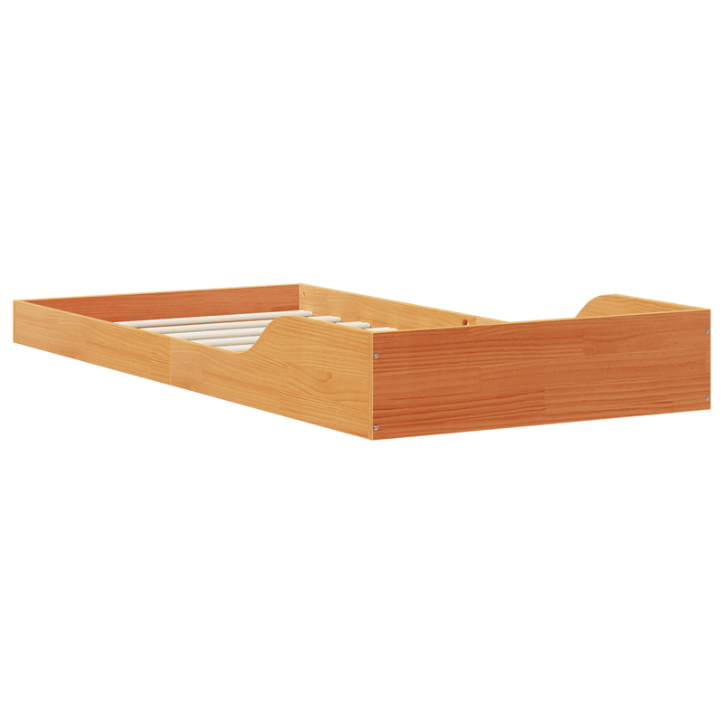 Casa si Gradina - Mobilier - Paturi si accesorii - Paturi - Cadru de pat Maro ceruit 90 x 220 cm Lemn masiv de pin - Infinity.ro