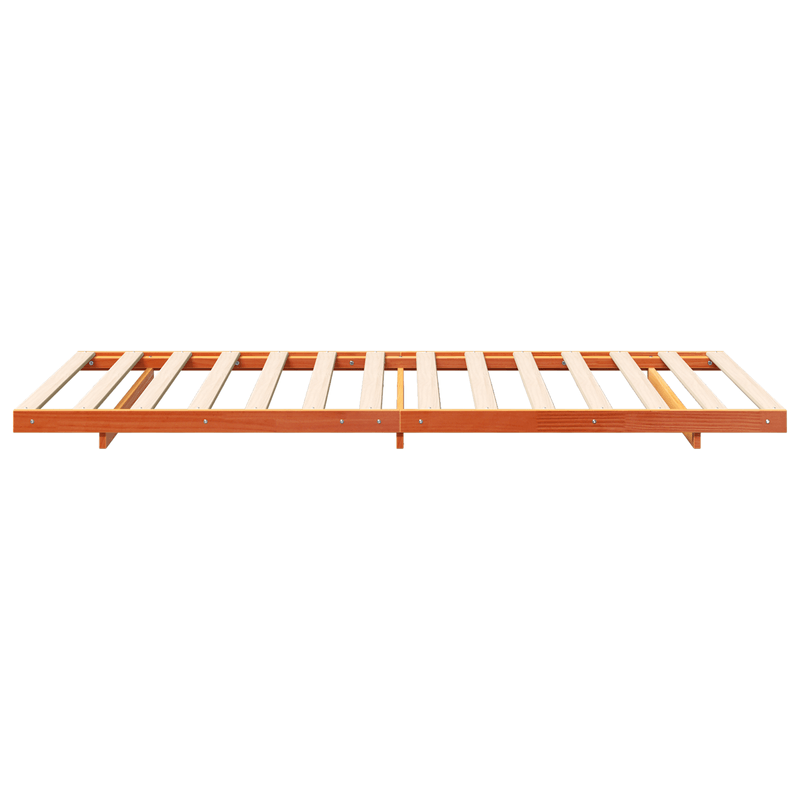 Casa si Gradina - Mobilier - Paturi si accesorii - Paturi - Cadru de pat de podea Maro ceruit 100 x 200 cm - Infinity.ro