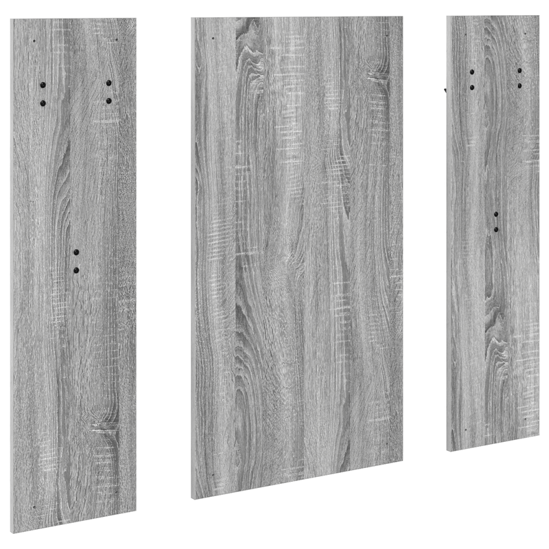 Casa si Gradina - Mobilier - Biblioteci si rafturi - Rafturi - Racator de paltoane montat pe perete cu depozitare cu oglinda sonoma gri - Infinity.ro