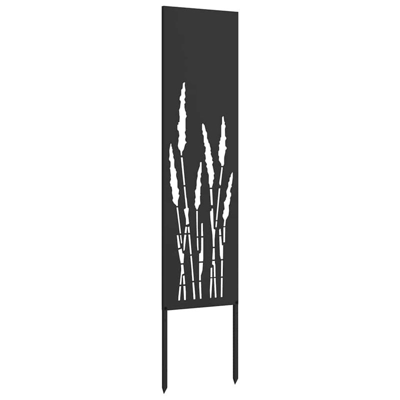 Casa si Gradina - Gradina si terasa - Decoratiuni exterior - Ornamente gradina - Panou Decorativ de Gradina Negru 32 x 140 cm - Infinity.ro