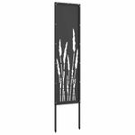 Casa si Gradina - Gradina si terasa - Decoratiuni exterior - Ornamente gradina - Panou Decorativ de Gradina Negru 32 x 140 cm - Infinity.ro