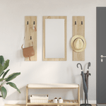 Casa si Gradina - Mobilier - Biblioteci si rafturi - Rafturi - Racator de paltoane montat pe perete Stejar sonoma - Infinity.ro