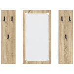 Casa si Gradina - Mobilier - Biblioteci si rafturi - Rafturi - Racator de paltoane montat pe perete Stejar sonoma - Infinity.ro