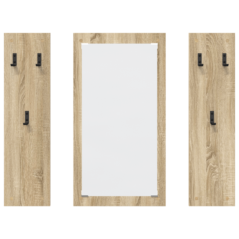 Casa si Gradina - Mobilier - Biblioteci si rafturi - Rafturi - Racator de paltoane montat pe perete Stejar sonoma - Infinity.ro