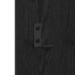 Casa si Gradina - Mobilier - Biblioteci si rafturi - Rafturi - Racator de paltoane montat pe perete cu depozitare cu oglinda Stejar negru - Infinity.ro