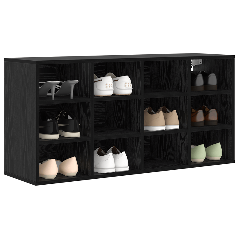 Casa si Gradina - Mobilier - Dulapuri si sifoniere - Dulapuri - Dulap pentru pantofi cu raft Stejar negru 52.5 x 30 x 50 cm - Infinity.ro