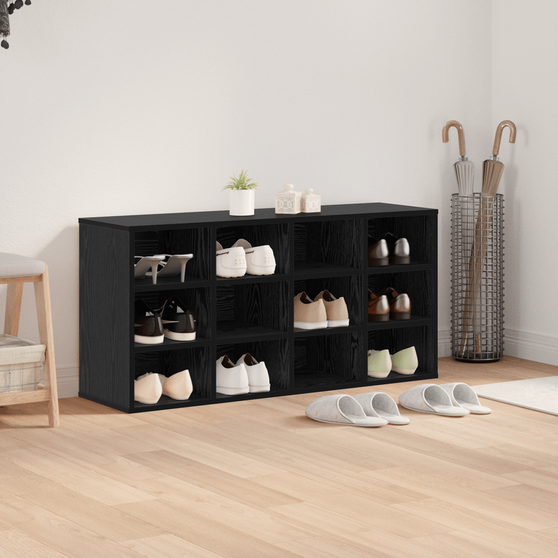 Casa si Gradina - Mobilier - Dulapuri si sifoniere - Dulapuri - Dulap pentru pantofi cu raft Stejar negru 52.5 x 30 x 50 cm - Infinity.ro