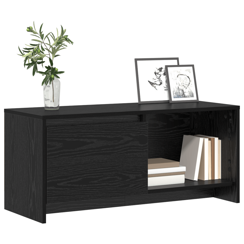 Casa si Gradina - Mobilier - Comode si corpuri - Comode - Support TV Stejar negru Lemn compozit - Infinity.ro