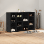 Casa si Gradina - Mobilier - Dulapuri si sifoniere - Dulapuri - Dulap pentru pantofi cu raft Stejar negru 52.5 x 30 x 50 cm - Infinity.ro