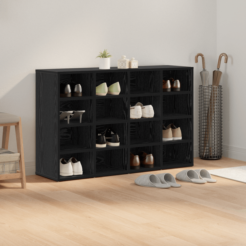 Casa si Gradina - Mobilier - Dulapuri si sifoniere - Dulapuri - Dulap pentru pantofi cu raft Stejar negru 52.5 x 30 x 50 cm - Infinity.ro