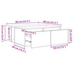 Casa si Gradina - Mobilier - Mese si birouri - Masute de cafea - Masa de cafea Lemn vechi 80 x 80 x 31 cm Lemn compozit - Infinity.ro